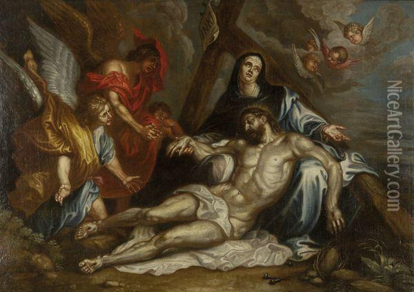 La Deploration Sur Le Corps Du Christ Oil Painting - Sir Anthony Van Dyck
