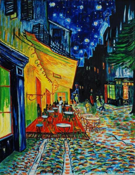 Caffe Nuit Oil Painting - Vincent Van Gogh