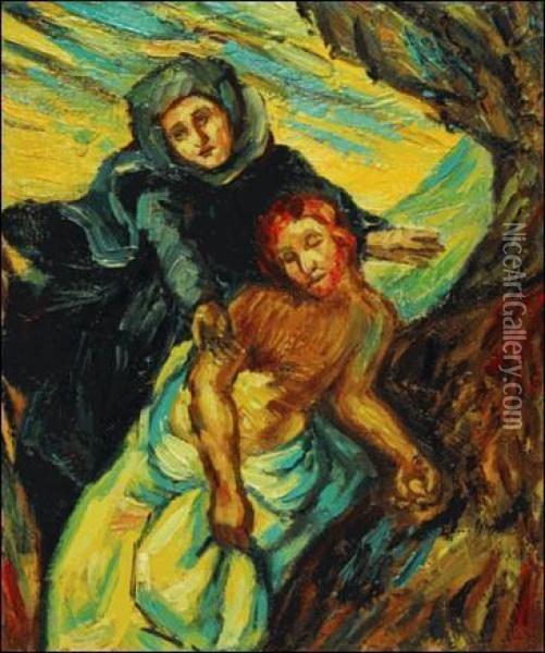 Pieta Oil Painting - Vincent Van Gogh