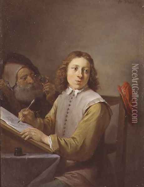 The Five Senses Series- Seeing Oil Painting - David The Younger Teniers