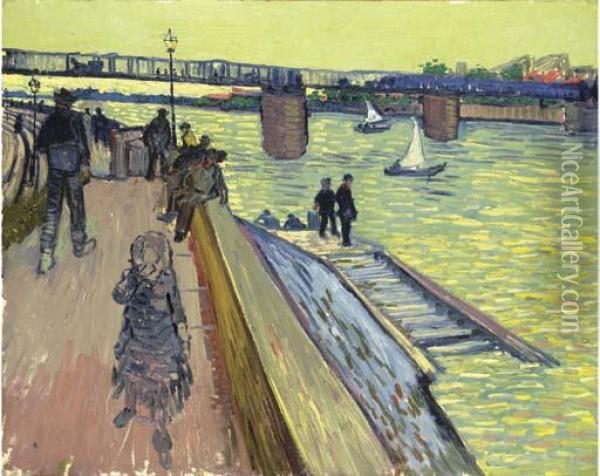 Le Pont De Trinquetaille Oil Painting - Vincent Van Gogh