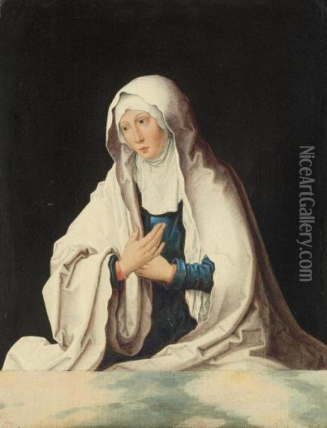 The Virgin Annunciate Oil Painting - Lucas Van Leyden