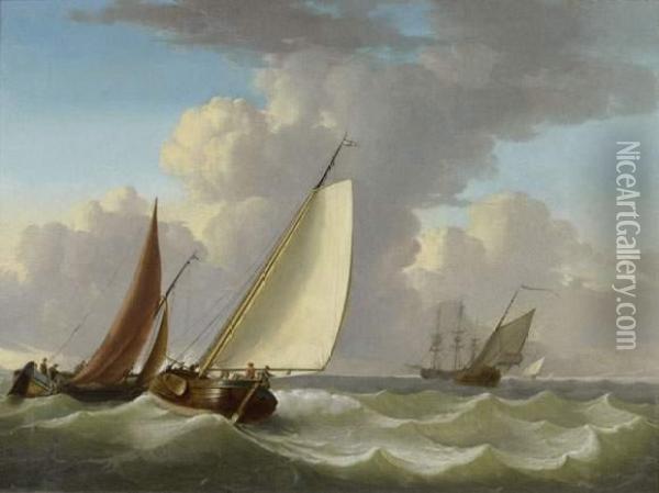 Marine Oil Painting - Jan van Os