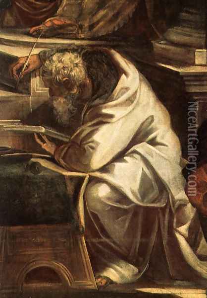 Christ before Pilate [detail 1] Oil Painting - Jacopo Tintoretto (Robusti)