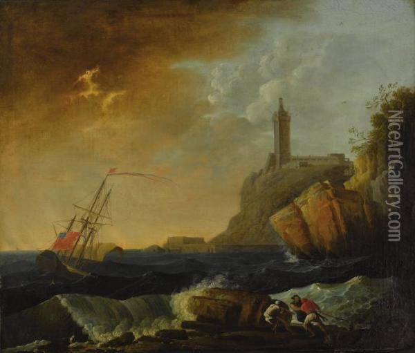 Shipwreck Oil Painting - Claude-joseph Vernet