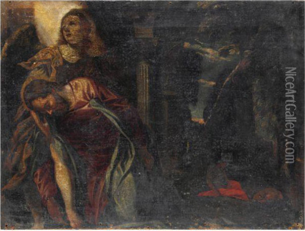 La Preghiera Di Cristo Nell'orto Degli Ulivi Oil Painting - Paolo Veronese (Caliari)