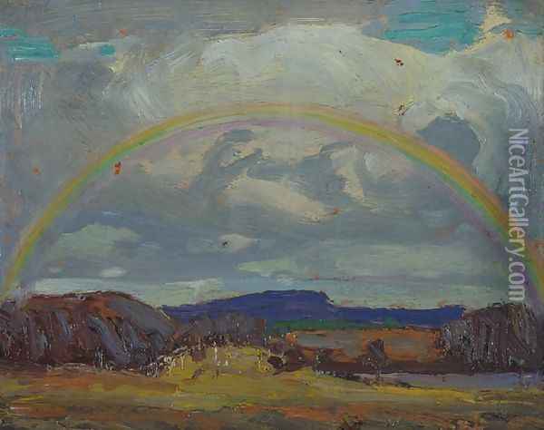Rainbow Oil Painting - Tom Thomson