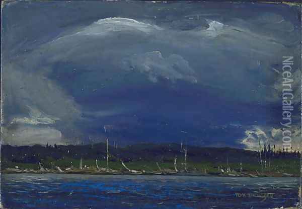 Thunderhead Oil Painting - Tom Thomson