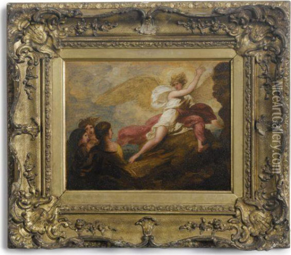 Jacob's Dream Oil Painting - Benjamin West