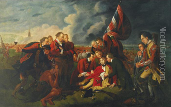 The Death Of General Wolfe Oil Painting - Benjamin West