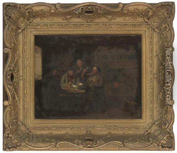 A Toast To Good Health Oil Painting - Sir David Wilkie