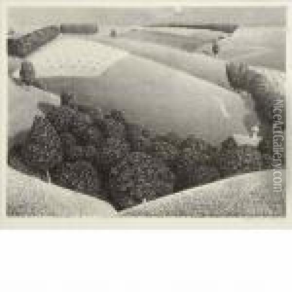July Fifteenth Oil Painting - Grant Wood
