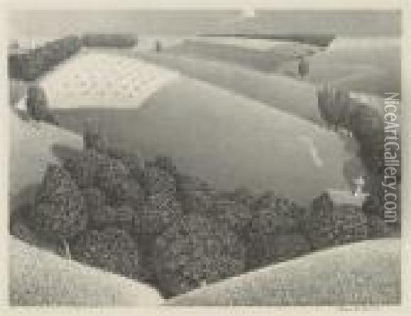 July Fifteenth (cole 5) Oil Painting - Grant Wood