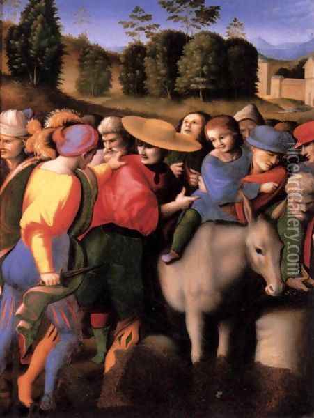 Scenes from the Story of Joseph The Discovery of the Stolen Cup Oil Painting - Francesco Ubertini Bacchiacca II