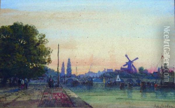 Amsterdam Oil Painting - William Wyld