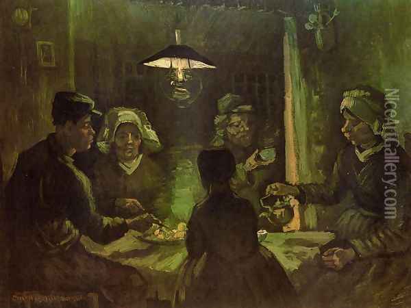 The Potato Eaters Oil Painting - Vincent Van Gogh