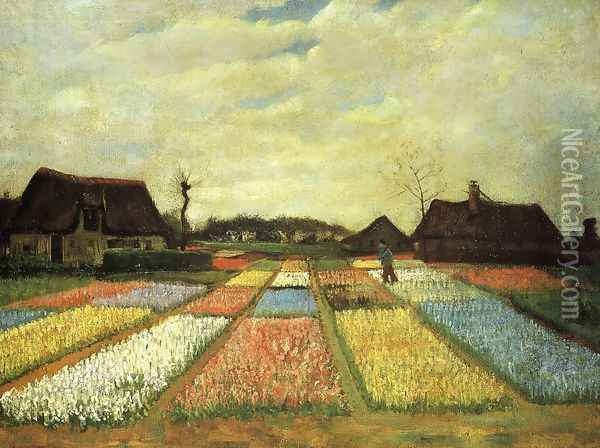 Bulb Fields Oil Painting - Vincent Van Gogh