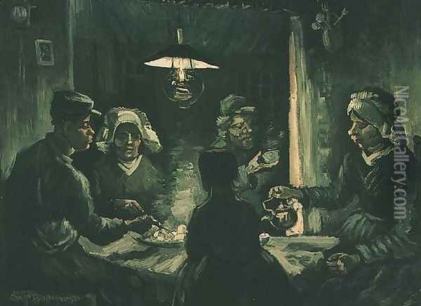 Potato Eaters The II Oil Painting - Vincent Van Gogh