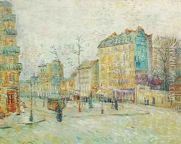 Boulevard De Clichy Oil Painting - Vincent Van Gogh