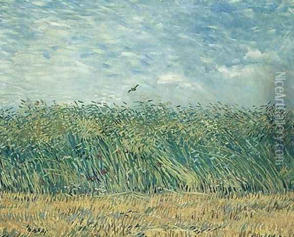 Wheat Field With A Lark Oil Painting - Vincent Van Gogh
