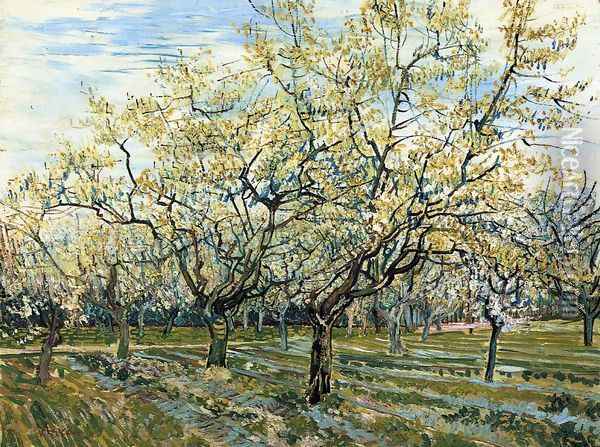 The White Orchard Oil Painting - Vincent Van Gogh