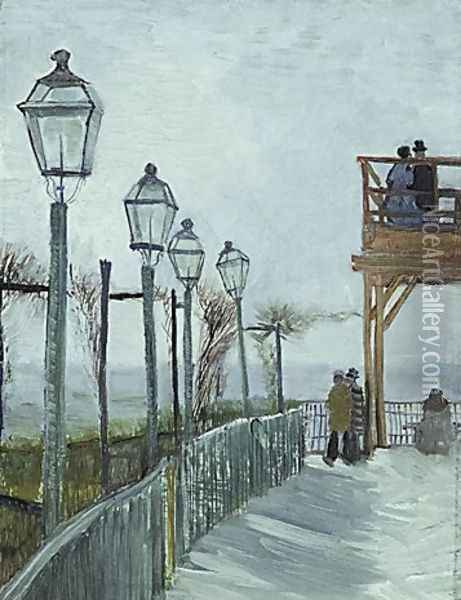 Montmartre Oil Painting - Vincent Van Gogh