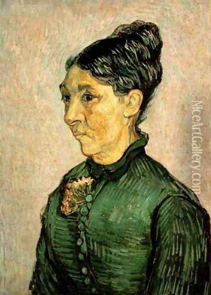 Portrait Of Madame Trabuc Oil Painting - Vincent Van Gogh