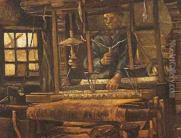 Weaver Seen From The Front II Oil Painting - Vincent Van Gogh