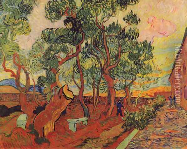 the park Oil Painting - Vincent Van Gogh