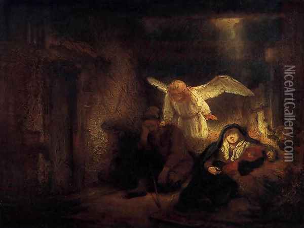 Joseph's Dream Oil Painting - Rembrandt Van Rijn