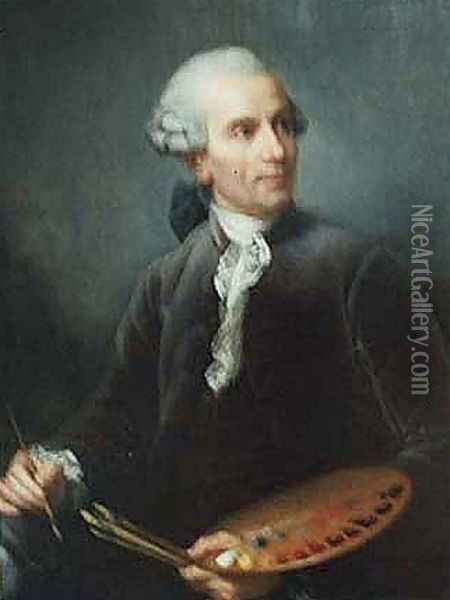 Self Portrait, 1778 Oil Painting - Claude-joseph Vernet