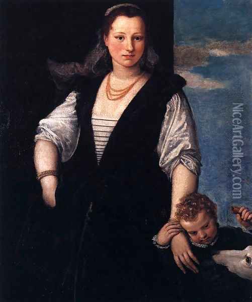 Isabella Guerrieri Gonzaga Canossa Oil Painting - Paolo Veronese (Caliari)