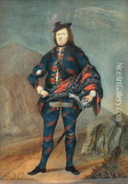 Major Fraser Of Castle Leathers Oil Painting - Sir David Wilkie
