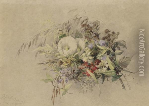 A Bouquet Of Flowers Oil Painting - Geraldine Jacoba Van De Sande Bakhuyzen