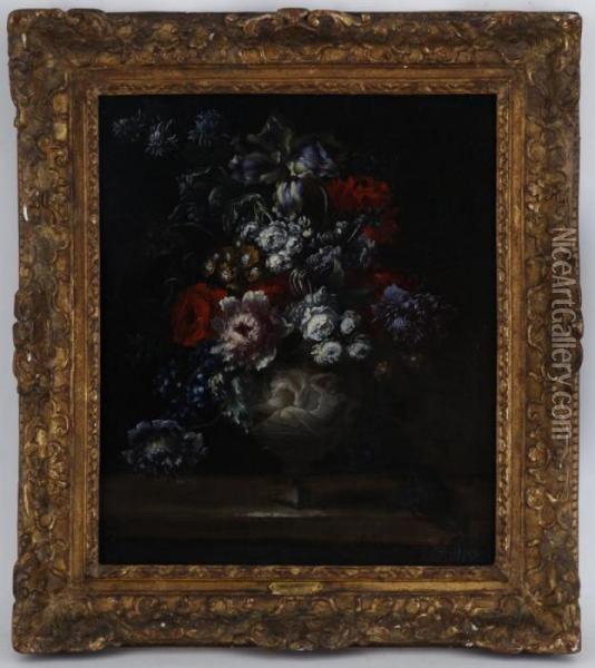 Bouquet De Fleurs Oil Painting - Jean Baptiste Belin de Fontenay
