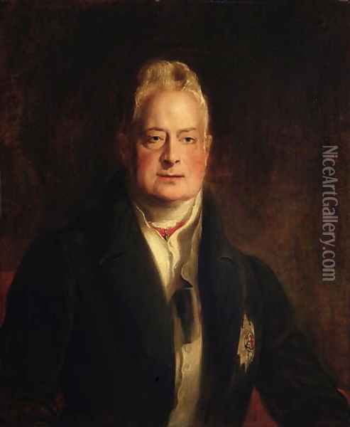 Portrait of King William IV (1765-1837) 1837 Oil Painting - Sir David Wilkie