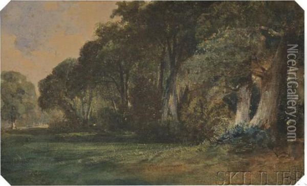Fontainebleau Oil Painting - Narcisse-Virgile D Az De La Pena