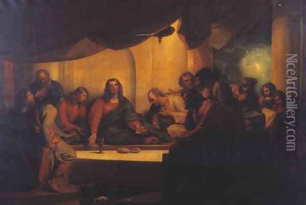 The Last Supper Oil Painting - Benjamin West