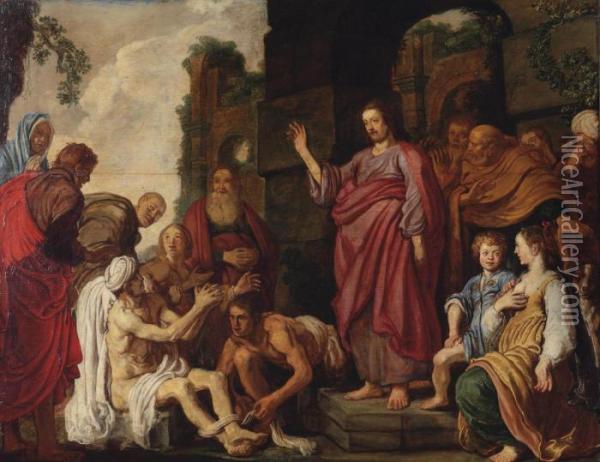 The Raising Of Lazarus Oil Painting - Pieter Lastman