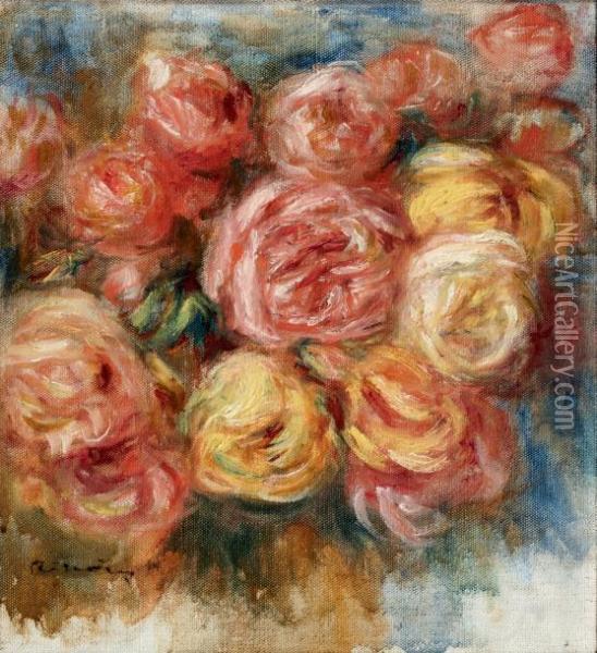 Jetee De Roses Oil Painting - Pierre Auguste Renoir