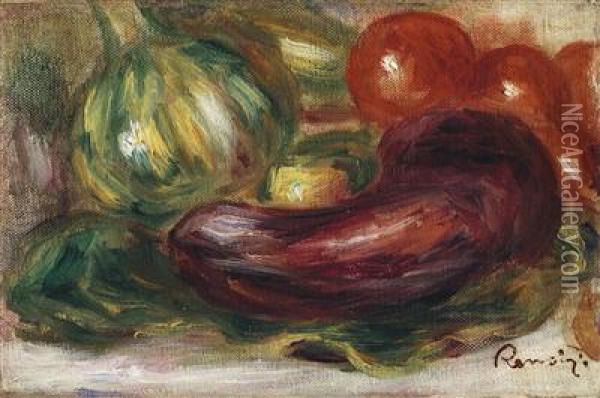 Courgettes Oil Painting - Pierre Auguste Renoir