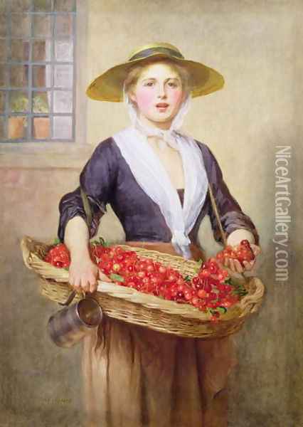 Cherry Ripe Oil Painting - William Frederick Yeames