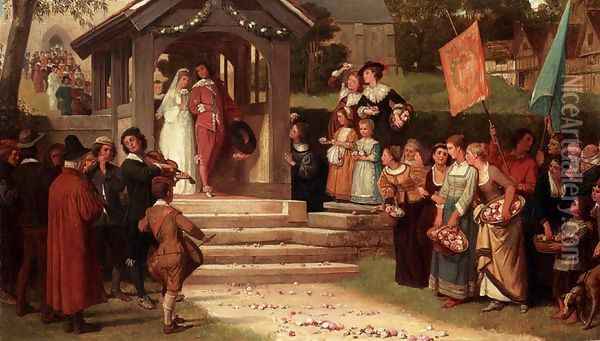 The Path Of Roses Oil Painting - William Frederick Yeames