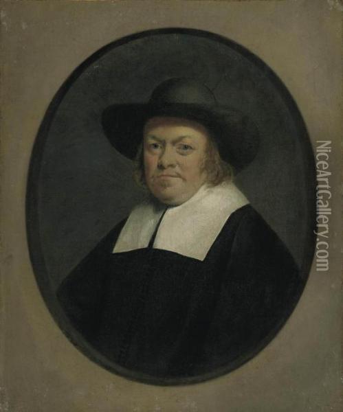 Portrait Of A Gentleman Oil Painting - Gerard Terborch