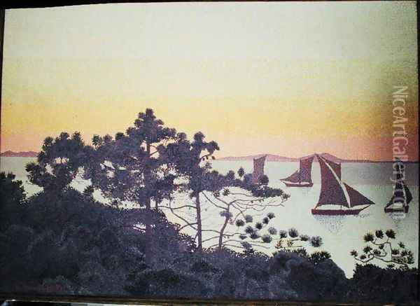 The Pointe de la Galere, 1891-92 Oil Painting - Henri Edmond Cross