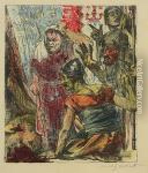Das Buch Judith Oil Painting - Lovis (Franz Heinrich Louis) Corinth