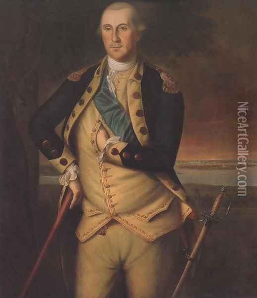 George Washington 1776 Oil Painting - Charles Willson Peale
