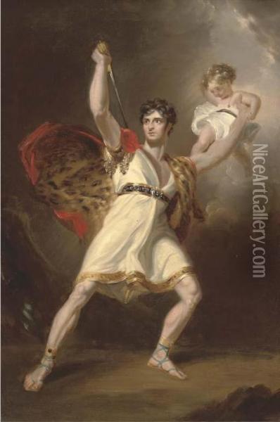 Portrait Of John Philip Kemble As Rolla In Pizarro Oil Painting - Sir Thomas Lawrence