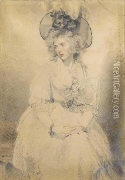 Portrait Of A Lady Oil Painting - Sir Thomas Lawrence