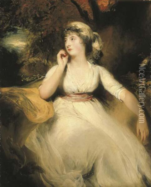 Portrait Of Miss. Selina Peckwell, Later Mrs. Oil Painting - Sir Thomas Lawrence